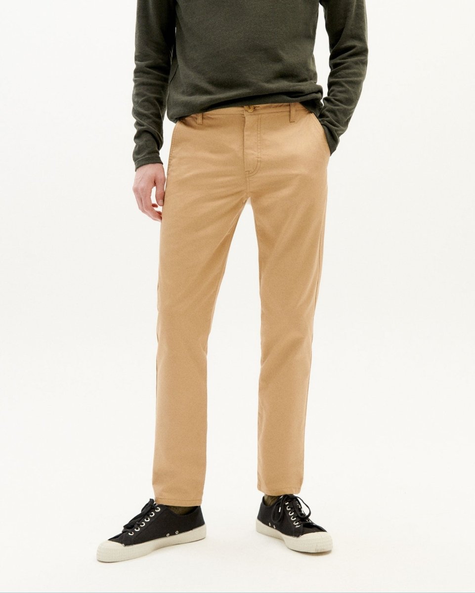 Camel Chino Pants - Thinking MU - MALA - The Concept Store