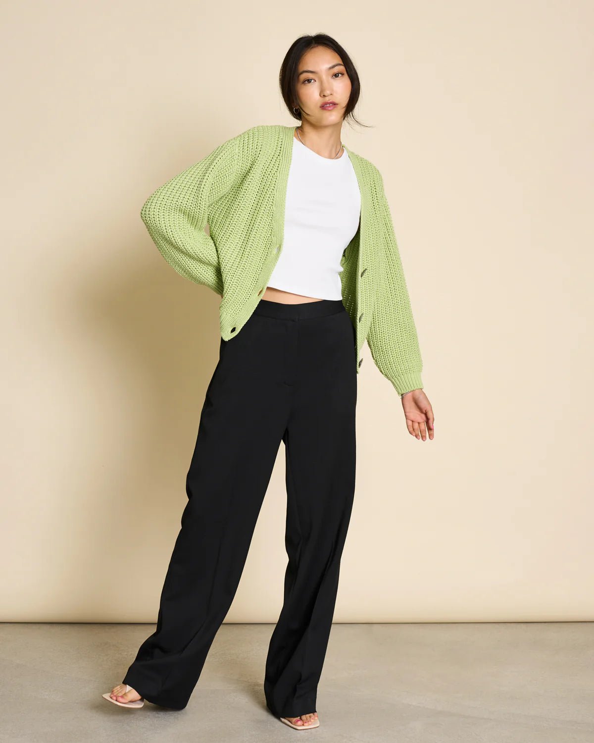 Cardigan Lena Matcha GOTS - JAN'N JUNE - MALA - The Concept Store