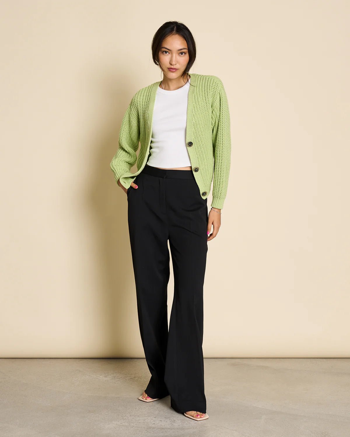 Cardigan Lena Matcha GOTS - JAN'N JUNE - MALA - The Concept Store
