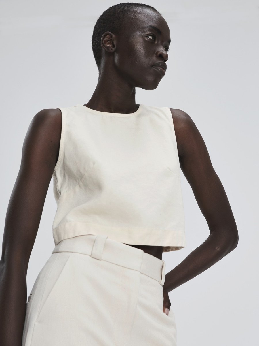 Crop Top CAMA SAND - NINE TO FIVE - MALA - The Concept Store