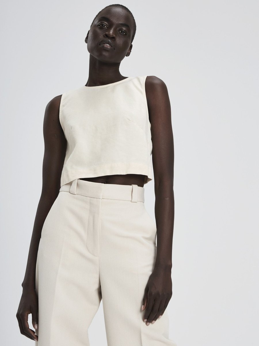 Crop Top CAMA SAND - NINE TO FIVE - MALA - The Concept Store
