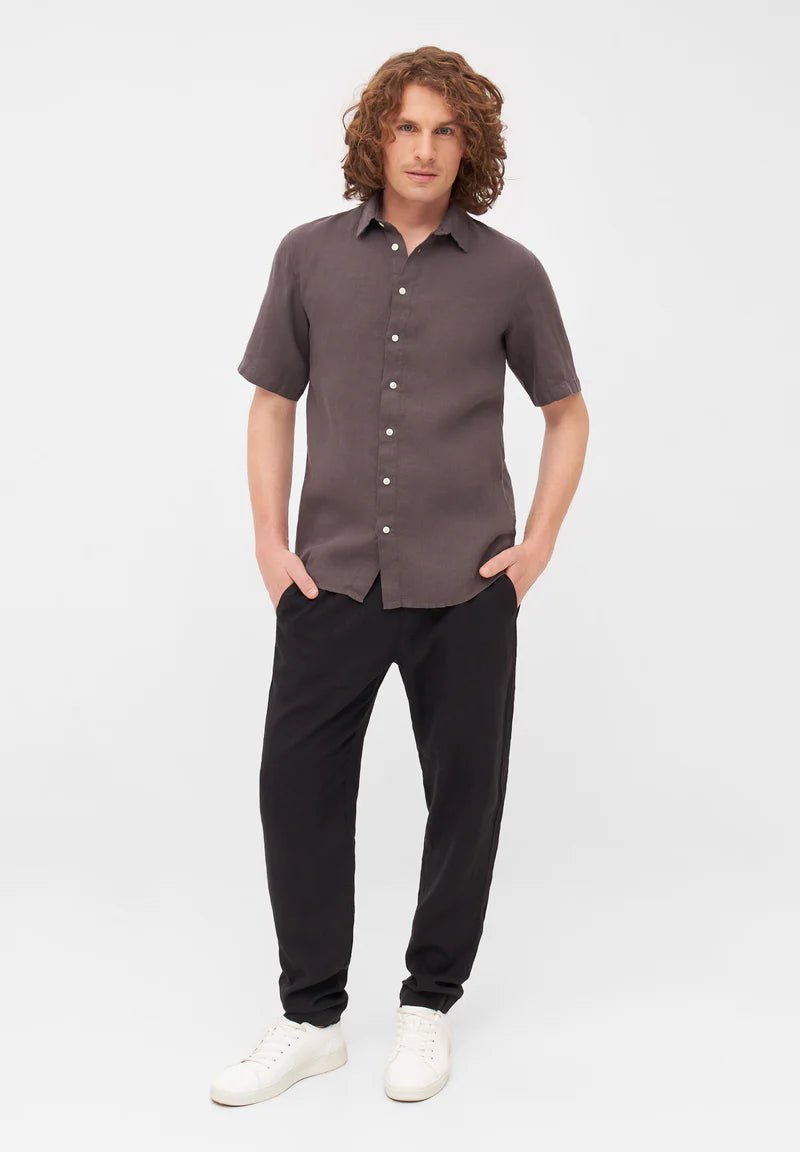 Dylan Buttoned Shirt in Taupe - Givn Berlin - MALA - The Concept Store