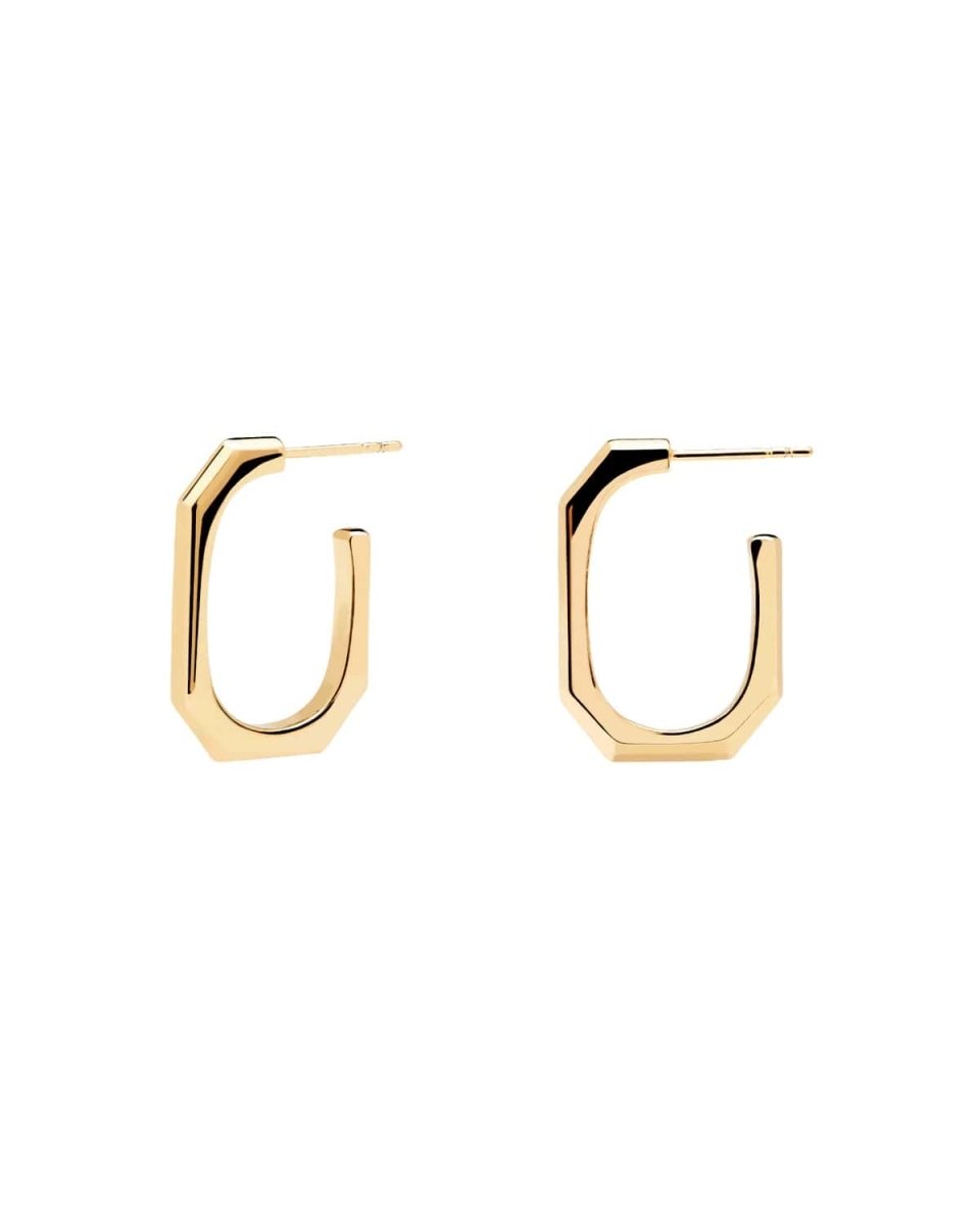 Goldohrringe SIGNATURE LINK - PDPaola - MALA - The Concept Store