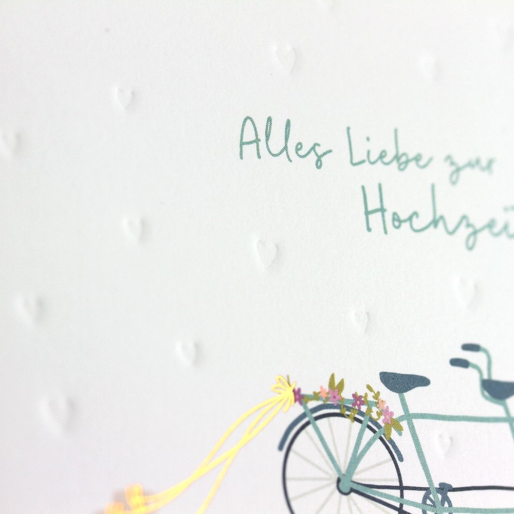 Grußkarte "Alles Liebe Zur Hochzeit" - Botanic Cards - MALA - The Concept Store