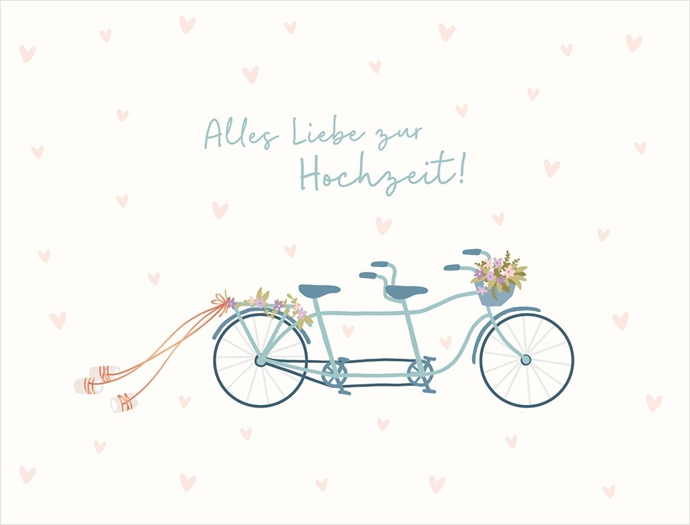 Grußkarte "Alles Liebe Zur Hochzeit" - Botanic Cards - MALA - The Concept Store
