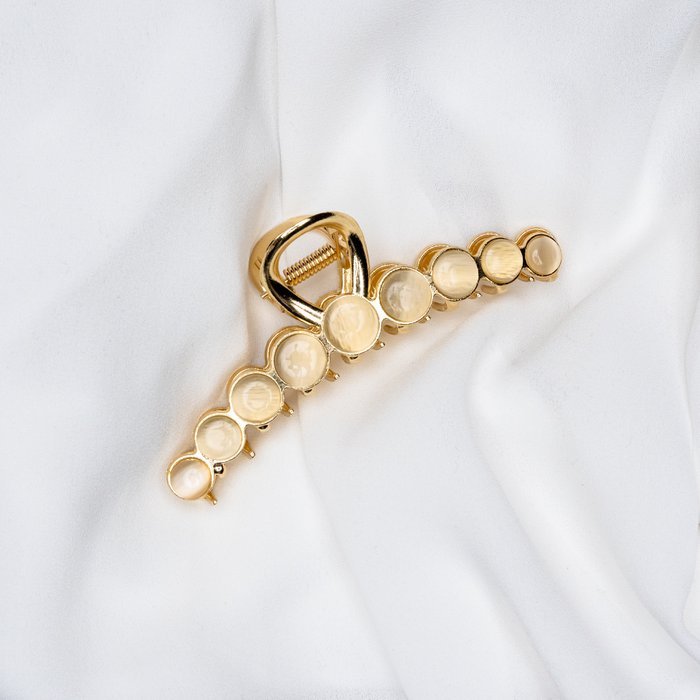 Haarklammer mit Perlen (groß) - Clippy! - MALA - The Concept Store