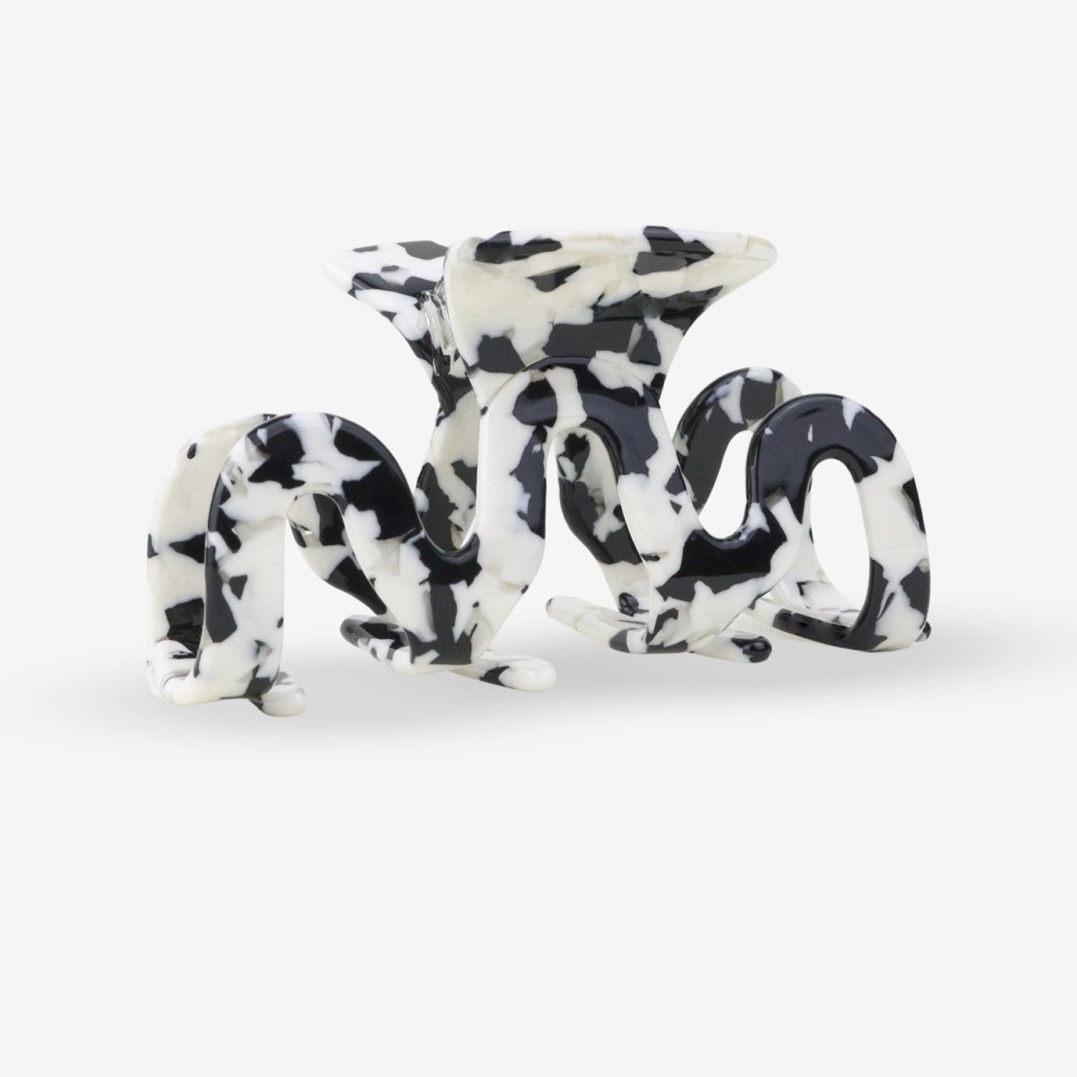 Hair Clip - Grand Wave Black Marble - Sasstie - MALA - The Concept Store