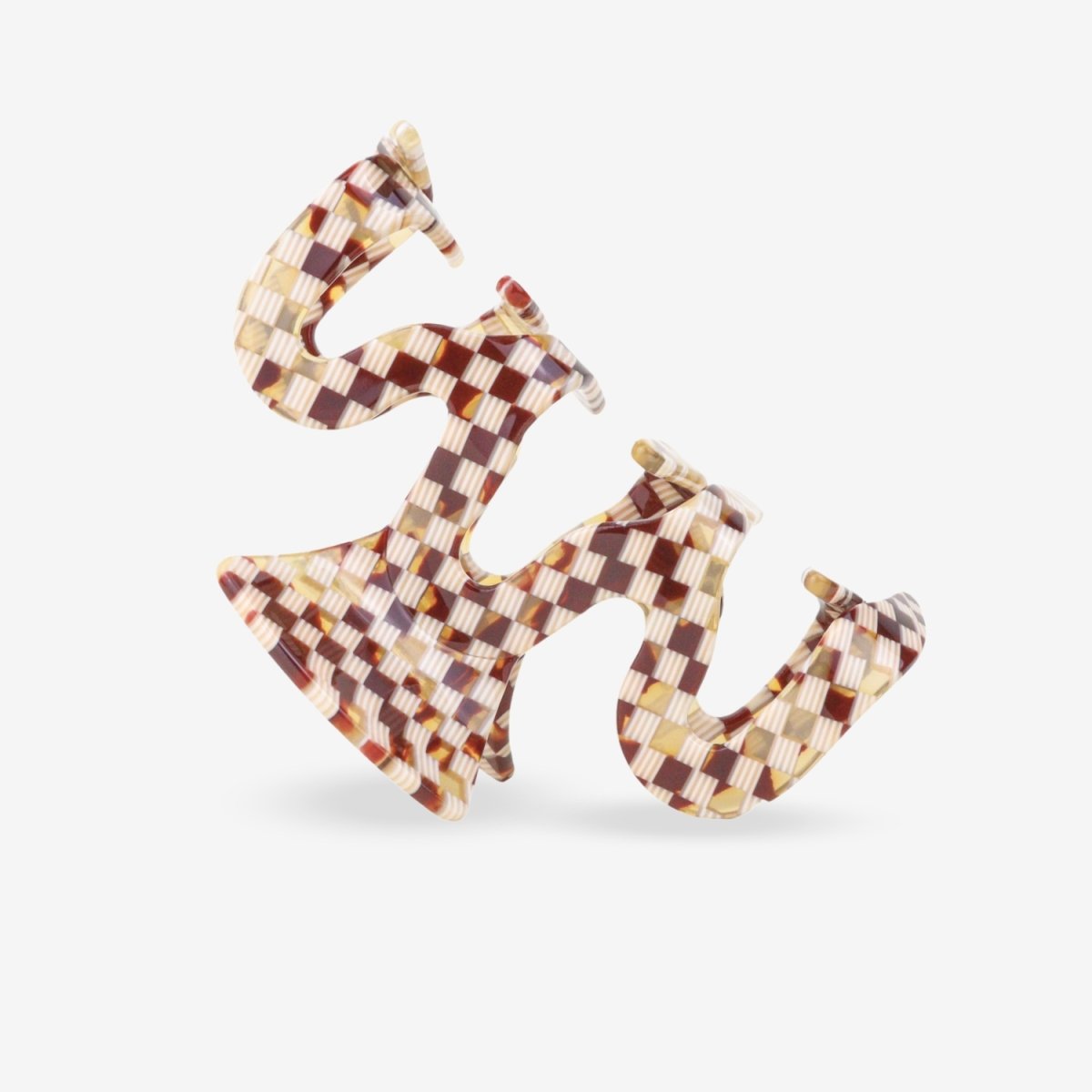 Hair Clip - Grand Wave Karo - Sasstie - MALA - The Concept Store