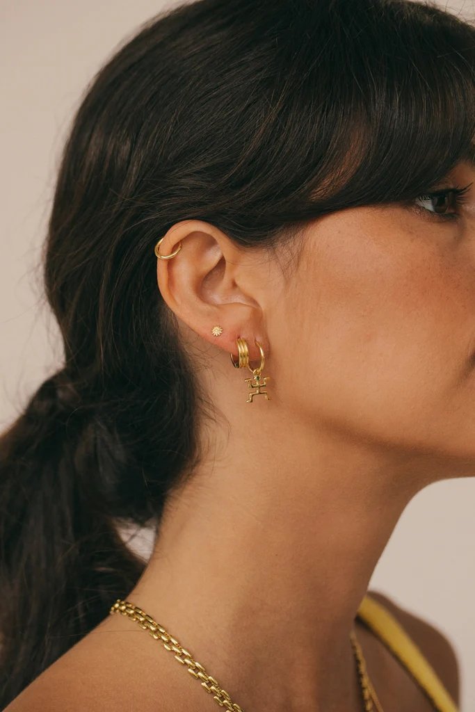 Helios Ohrstecker Gold - Wildthings Collectables - MALA - The Concept Store