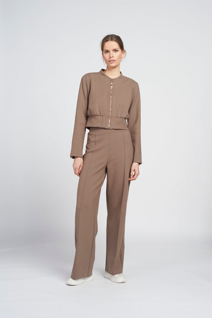 High-Waist Pintuck Flare Pants DONNA - Lune Active - MALA - The Concept Store