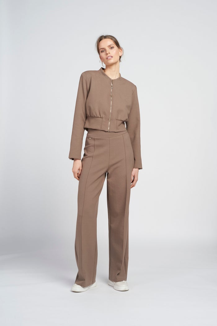 High-Waist Pintuck Flare Pants DONNA - Lune Active - MALA - The Concept Store
