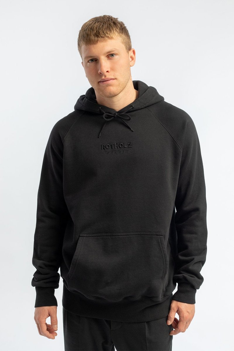 Hoodie ALL BLACK - Rotholz - MALA - The Concept Store