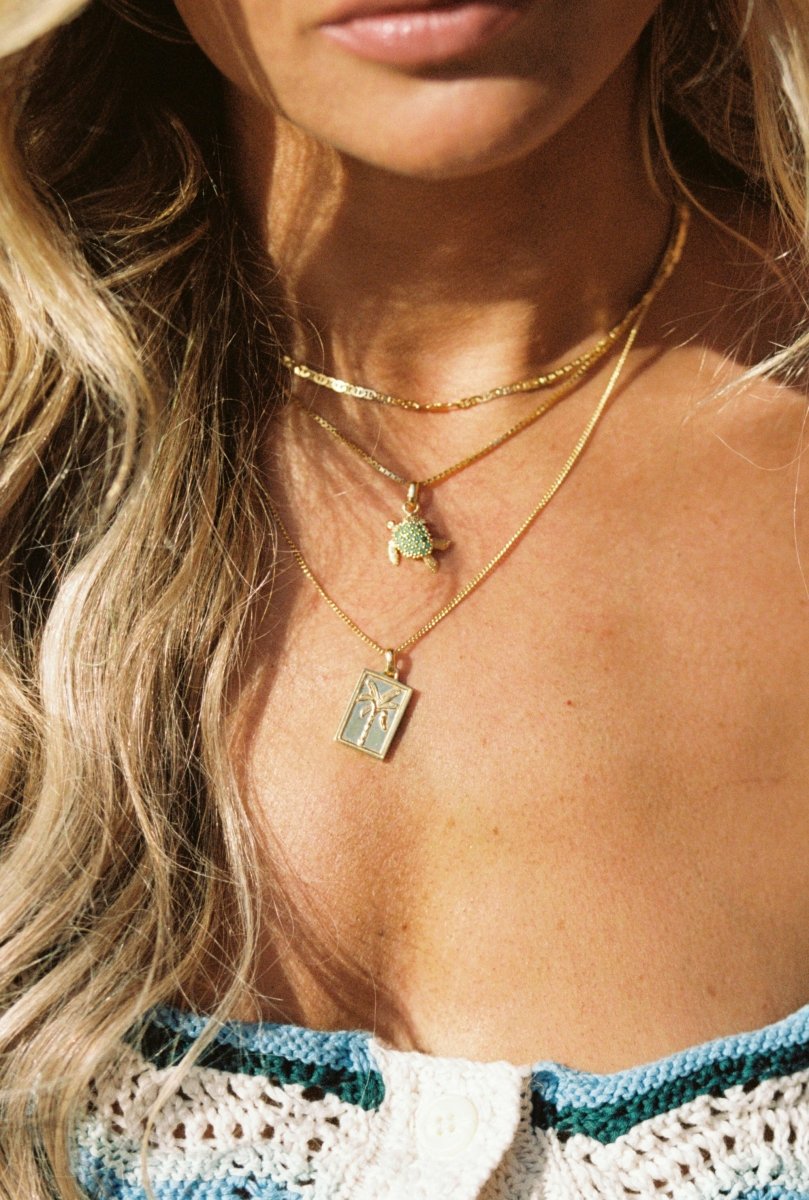 Island Palm Kette Gold - Wildthings Collectables - MALA - The Concept Store