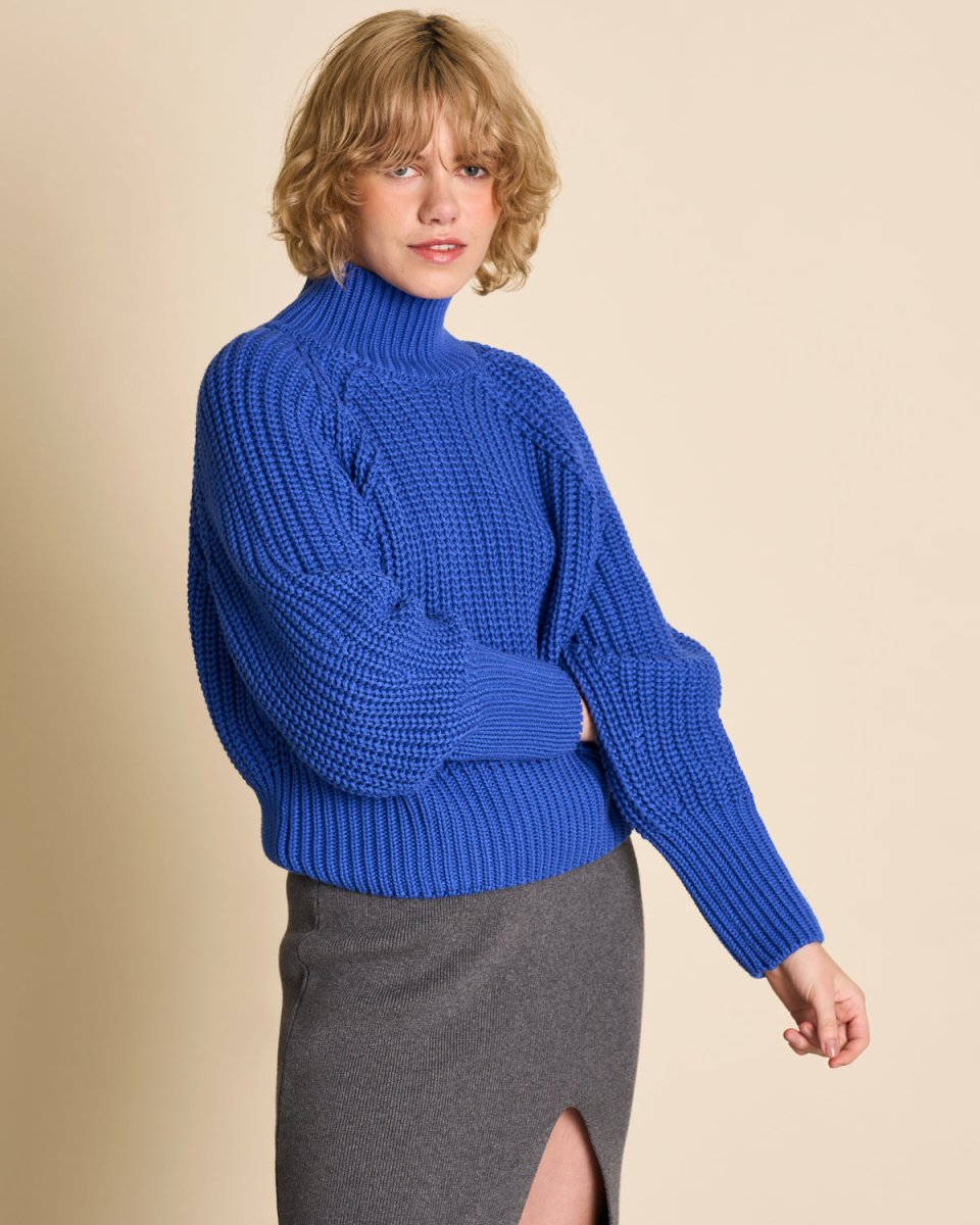 Jumper Ola Dark Azure Blue GOTS - JAN'N JUNE - MALA - The Concept Store