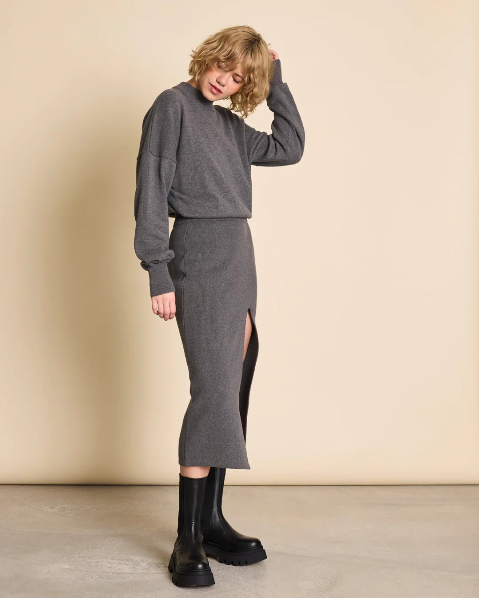 Jumper Yin Dark Grey GOTS - JAN'N JUNE - MALA - The Concept Store
