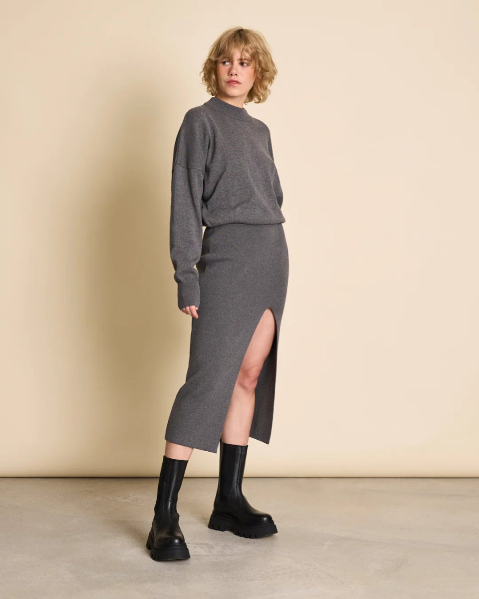 Jumper Yin Dark Grey GOTS - JAN'N JUNE - MALA - The Concept Store