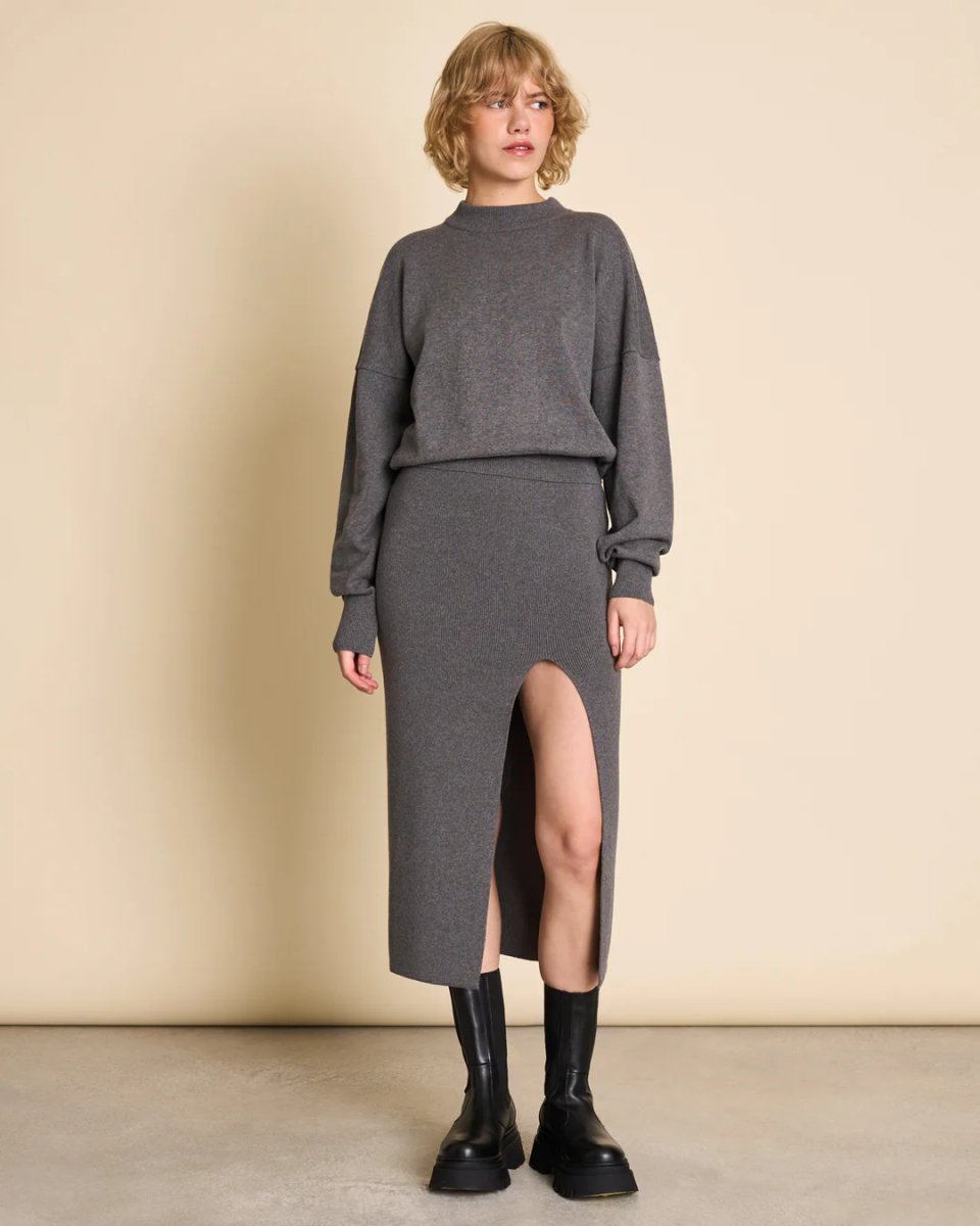 Jumper Yin Dark Grey GOTS - JAN'N JUNE - MALA - The Concept Store