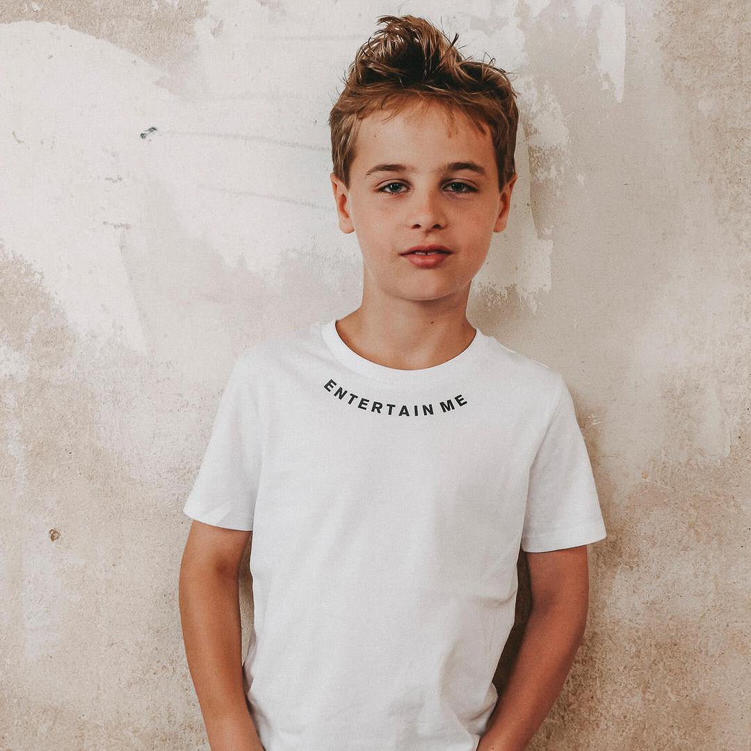 Kids Shirt ENTERTAIN ME - badmomsclub - MALA - The Concept Store
