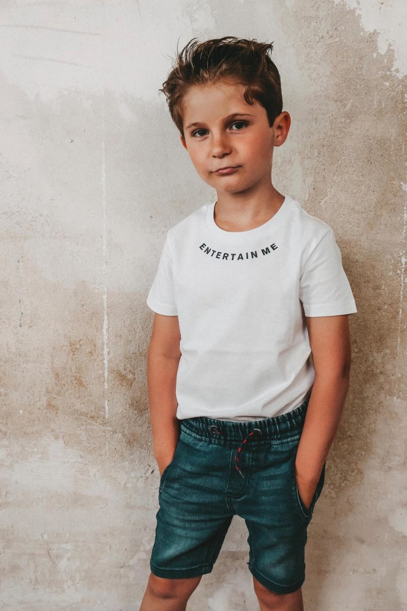 Kids Shirt ENTERTAIN ME - badmomsclub - MALA - The Concept Store