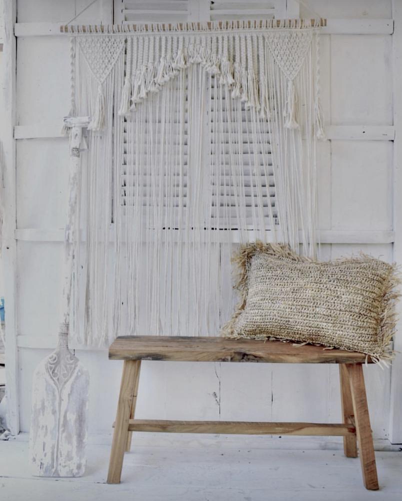 Kissen RAFFIA Rechteck - Bazar Bizar - MALA - The Concept Store