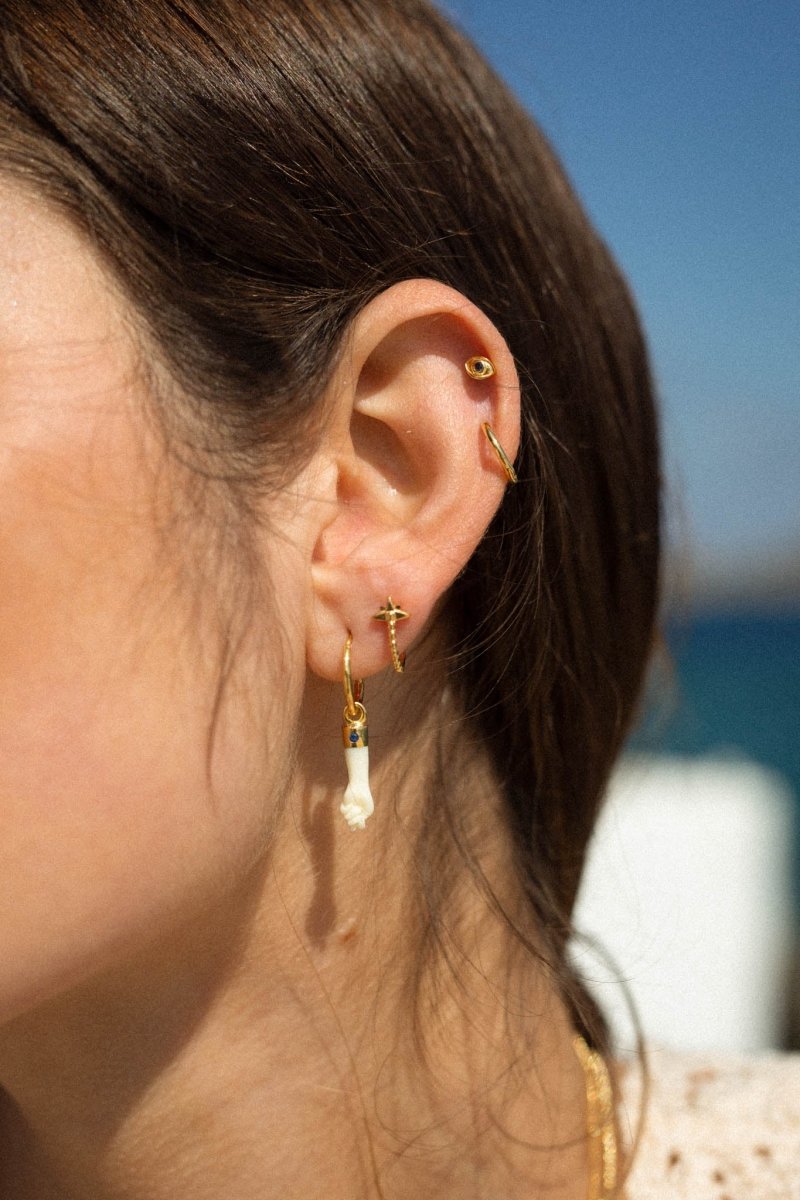 Nasar Ohrstecker Gold - Wildthings Collectables - MALA - The Concept Store