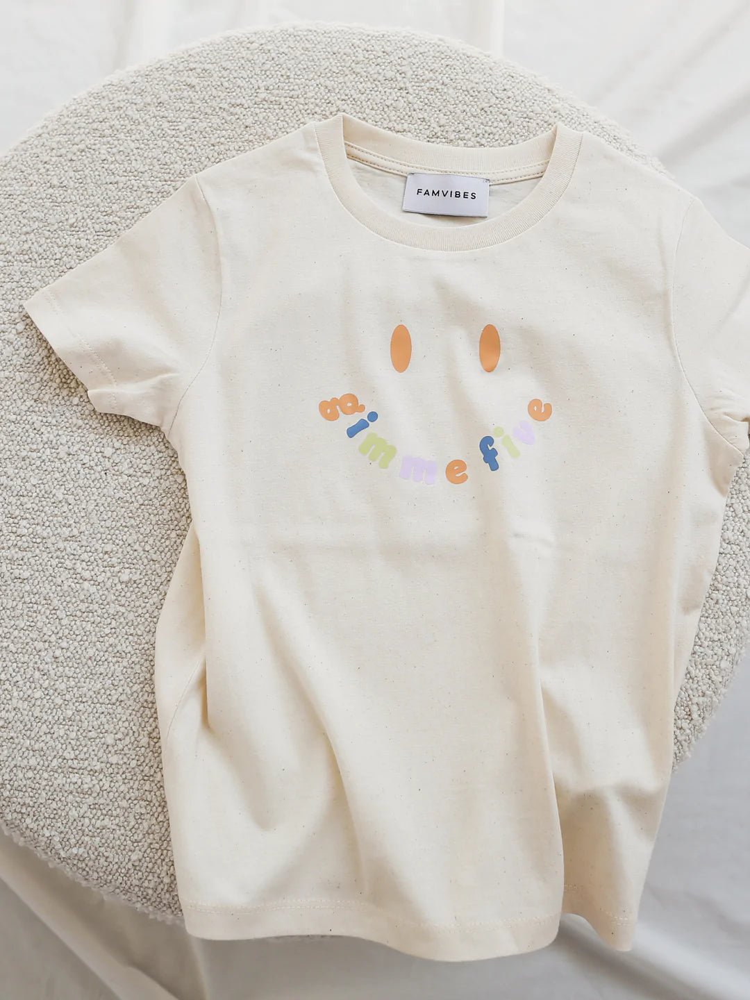 Smiley Meilensteinshirt - "Gimme Five" - famvibes - MALA - The Concept Store