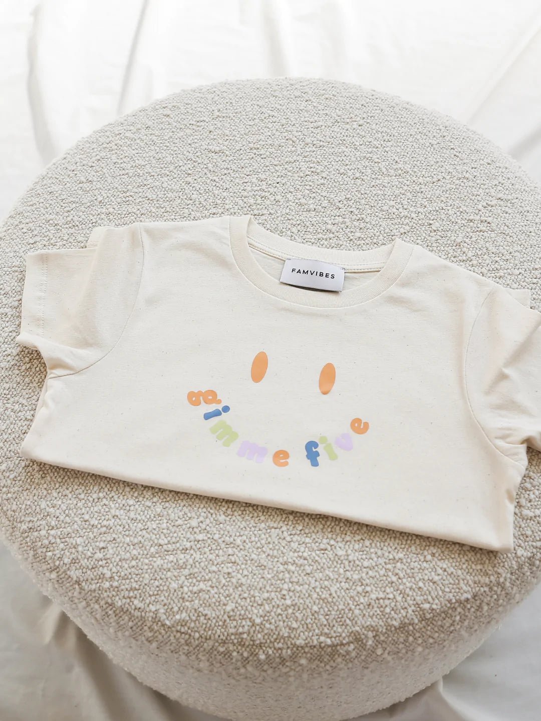 Smiley Meilensteinshirt - "Gimme Five" - famvibes - MALA - The Concept Store