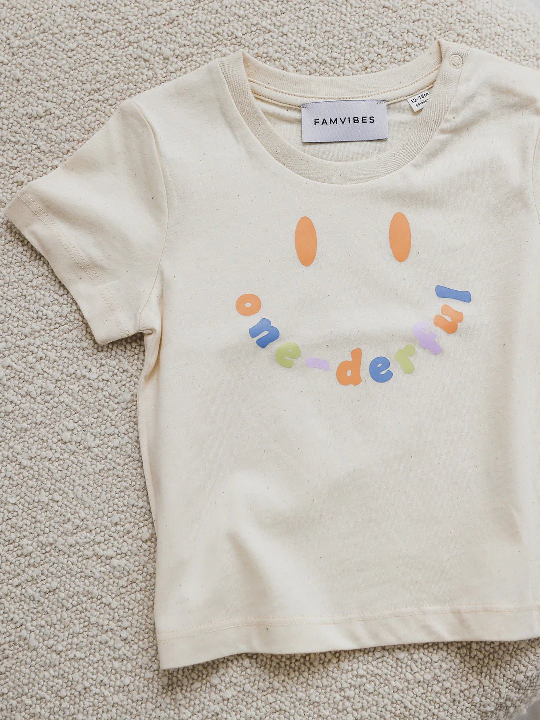 Smiley Meilensteinshirt - "One-Derful" - famvibes - MALA - The Concept Store