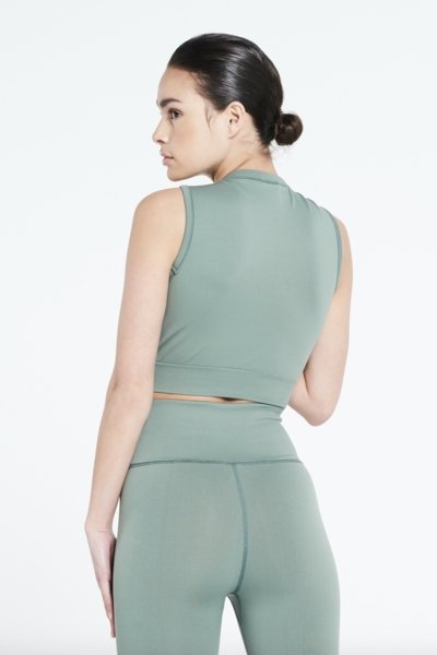 Soft Stretch Leggings JAYNE - Silvered Olive - Lune Active - MALA - The Concept Store
