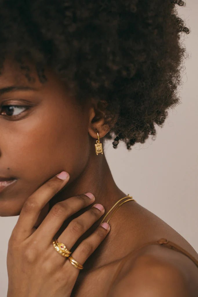 Star Gazing Ohrring Gold - Wildthings Collectables - MALA - The Concept Store