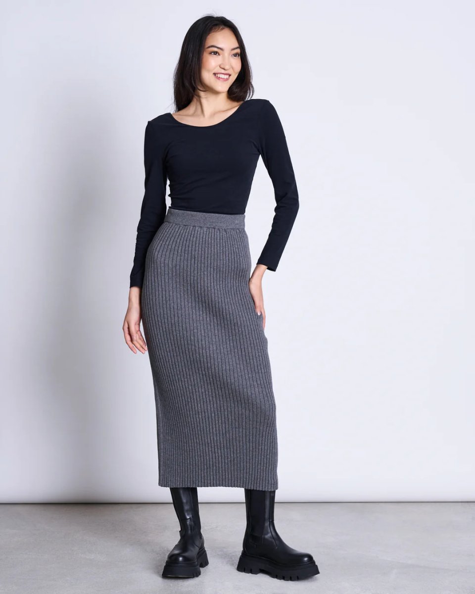 Strickrock Ebba Dark Grey - JAN'N JUNE - MALA - The Concept Store