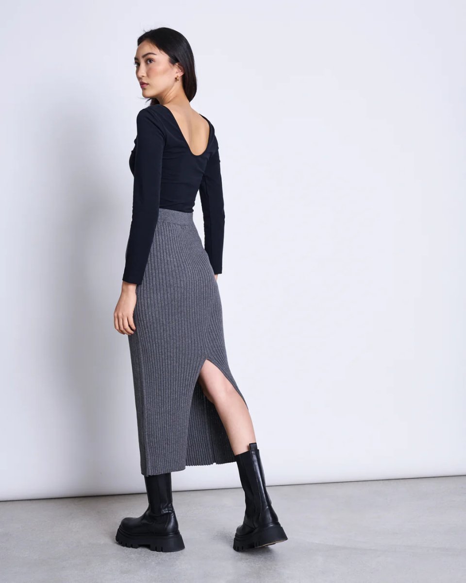 Strickrock Ebba Dark Grey - JAN'N JUNE - MALA - The Concept Store
