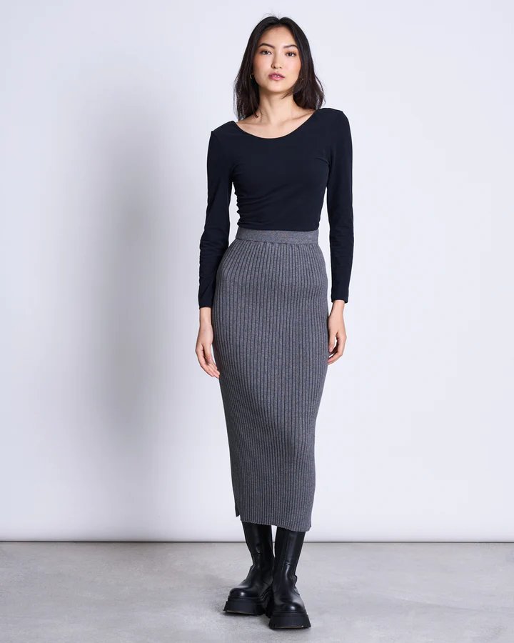 Strickrock Ebba Dark Grey - JAN'N JUNE - MALA - The Concept Store