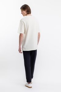 T-Shirt aus Waffle Cotton - Rotholz - MALA - The Concept Store