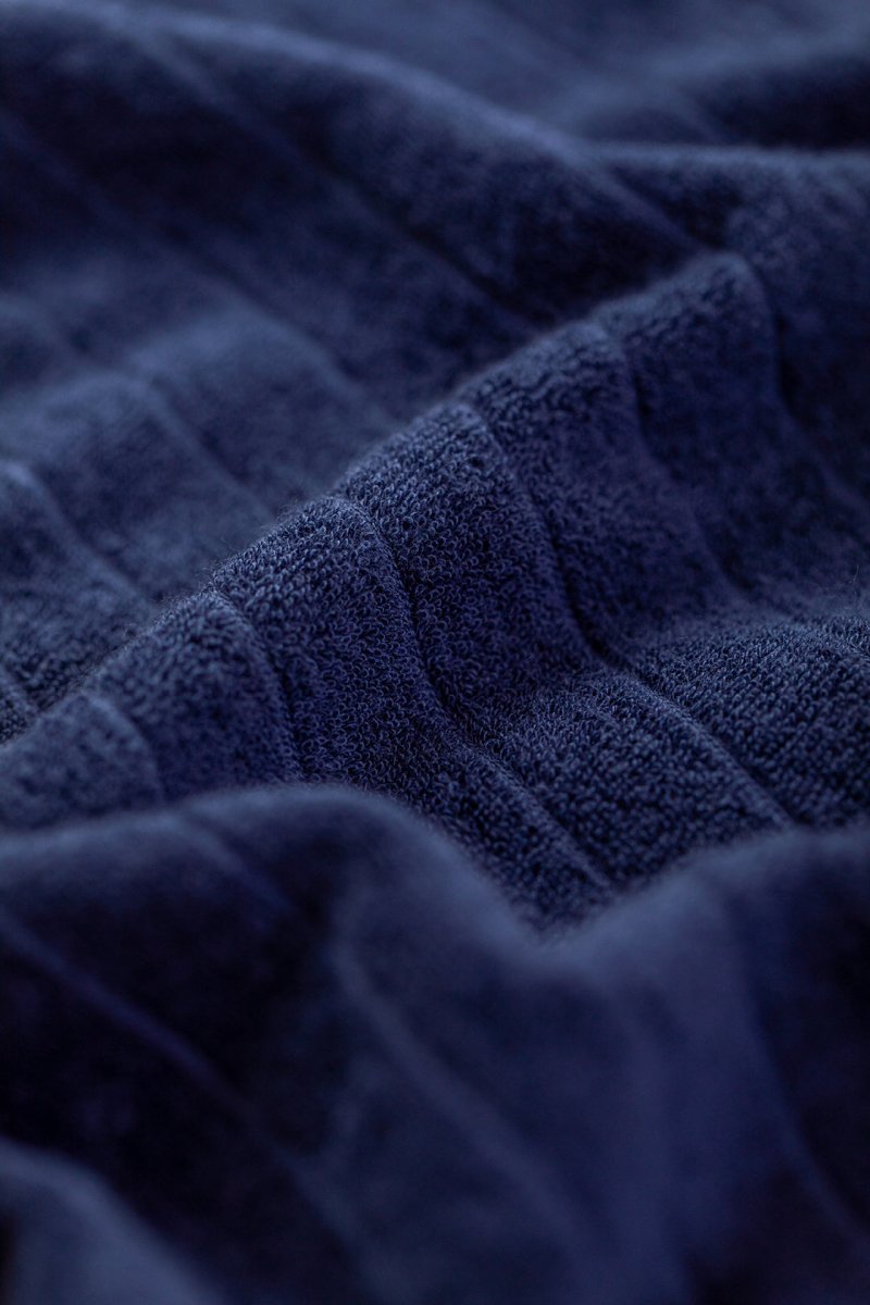 Terry Cotton Polo Navy - Rotholz - MALA - The Concept Store