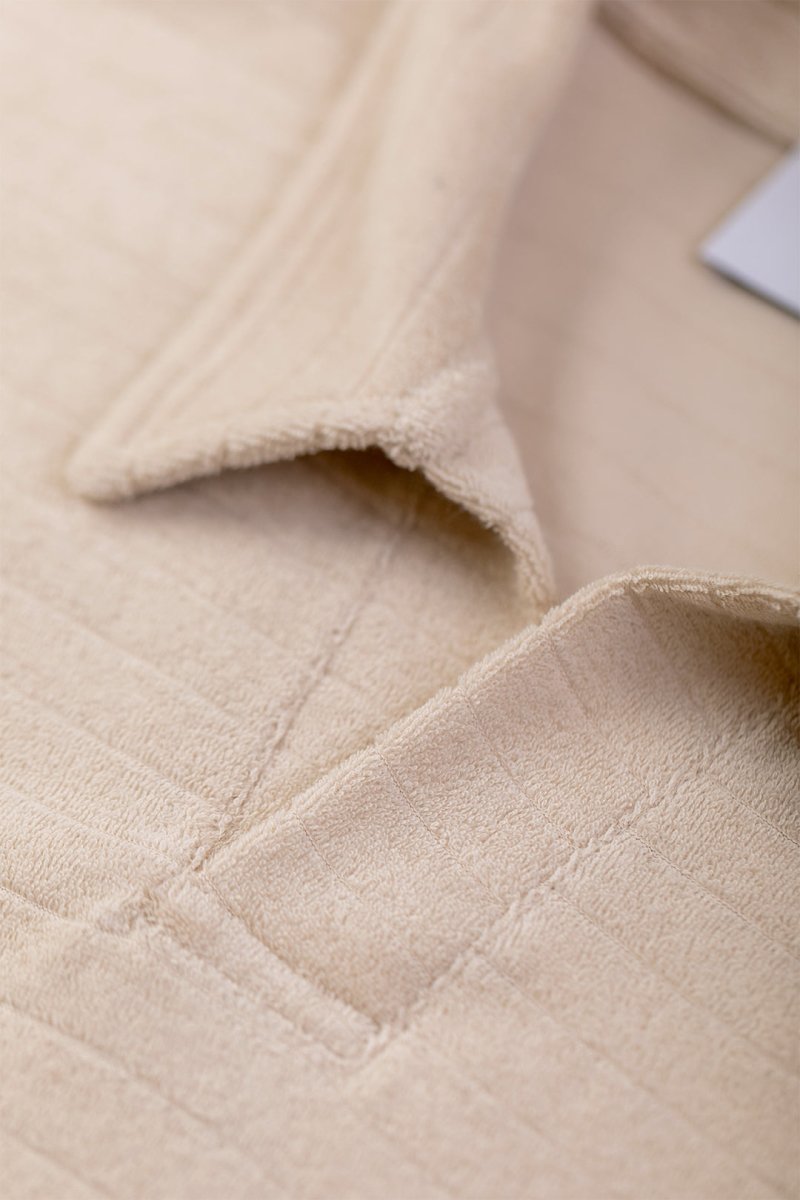 Terry Cotton Polo Summer Sand - Rotholz - MALA - The Concept Store