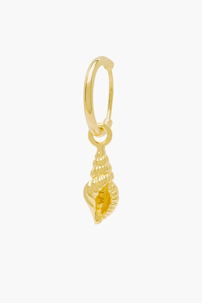 Tulip Shell Ohrring Gold - Wildthings Collectables - MALA - The Concept Store