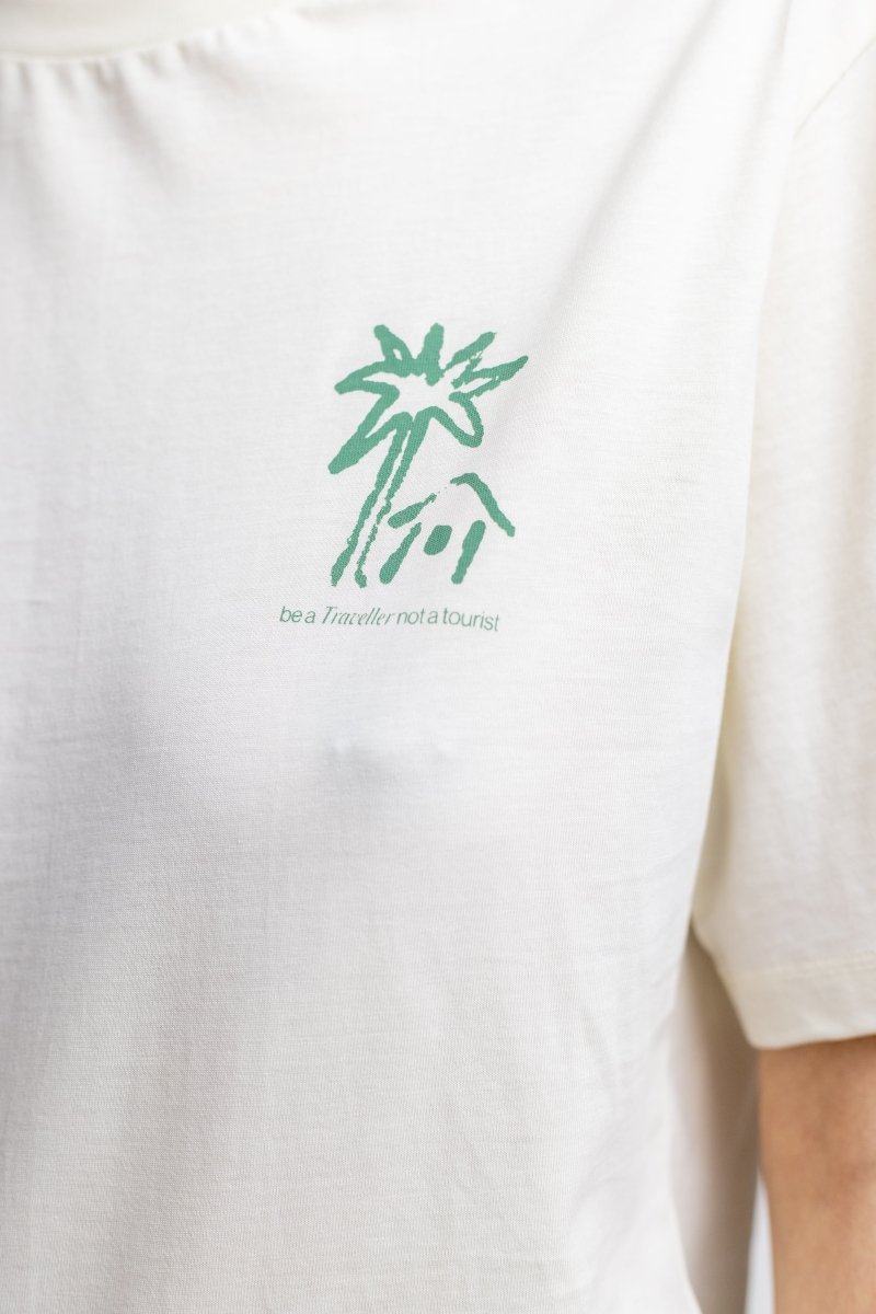 Unisex Beachside T-Shirt white - Rotholz - MALA - The Concept Store