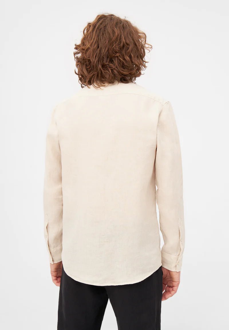 Wes Buttoned Shirt in Beige - Givn Berlin - MALA - The Concept Store