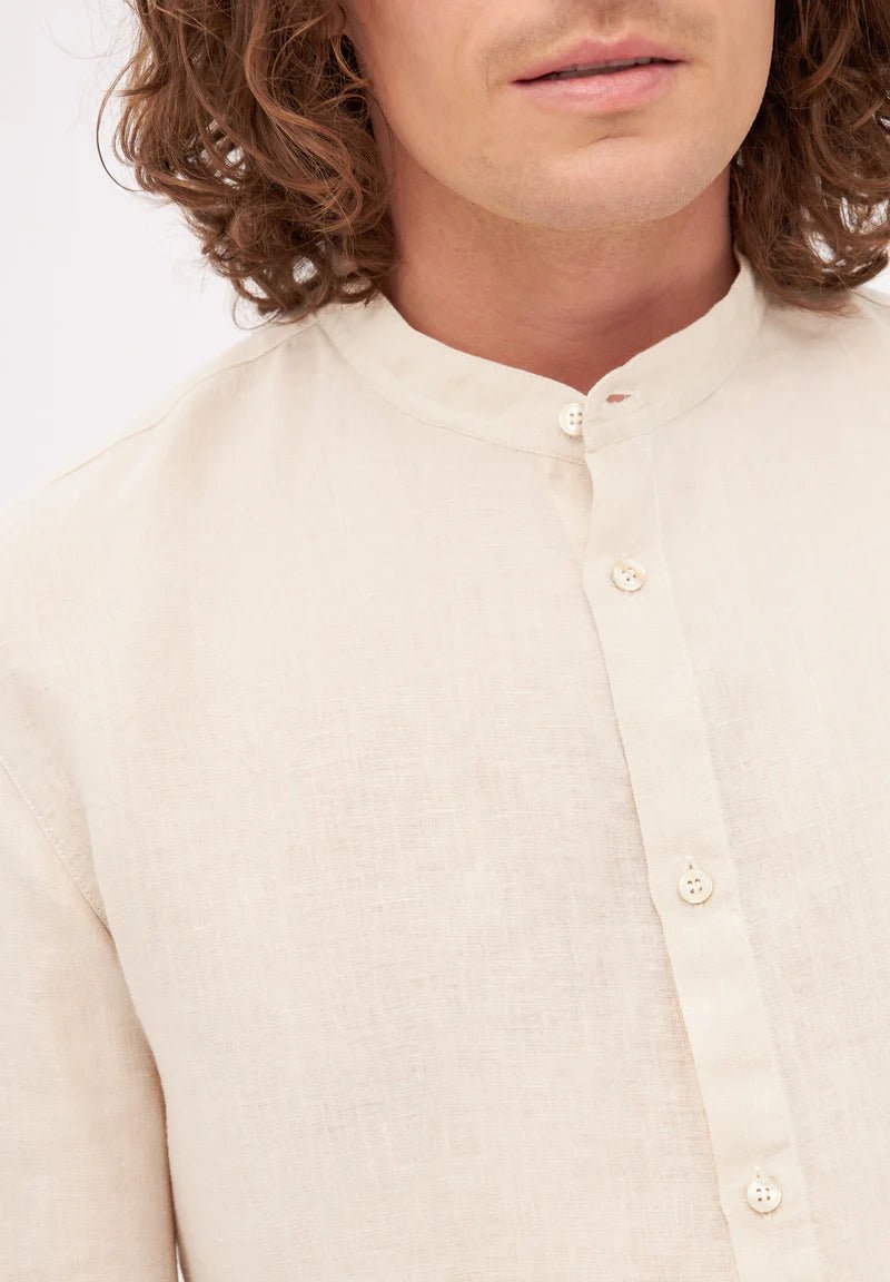 Wes Buttoned Shirt in Beige - Givn Berlin - MALA - The Concept Store