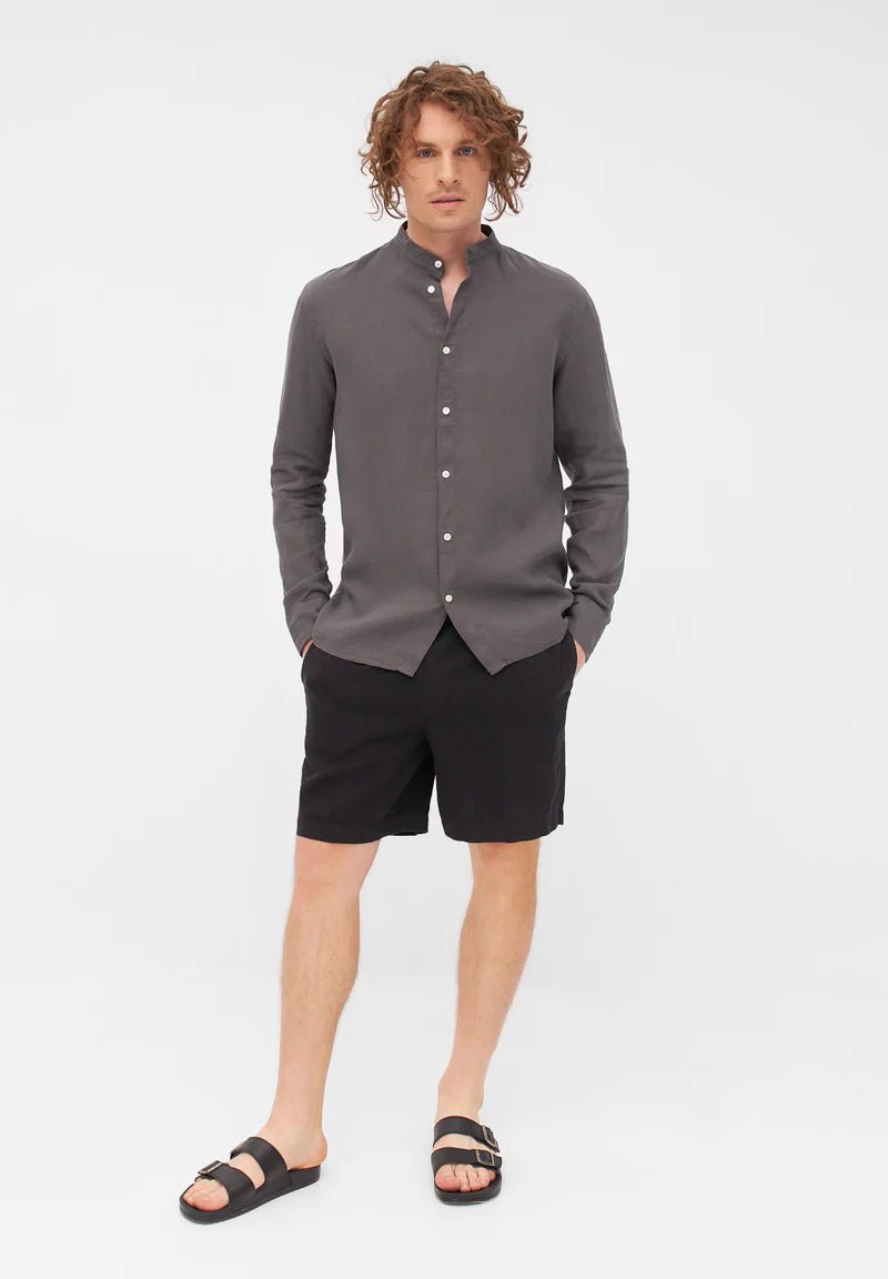 Wes Buttoned Shirt in Taupe - Givn Berlin - MALA - The Concept Store