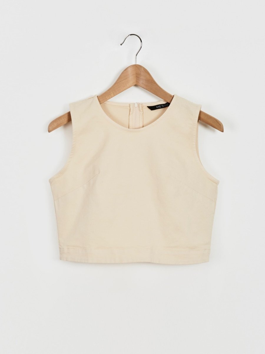 Crop Top CAMA SAND - NINE TO FIVE - MALA - The Concept Store