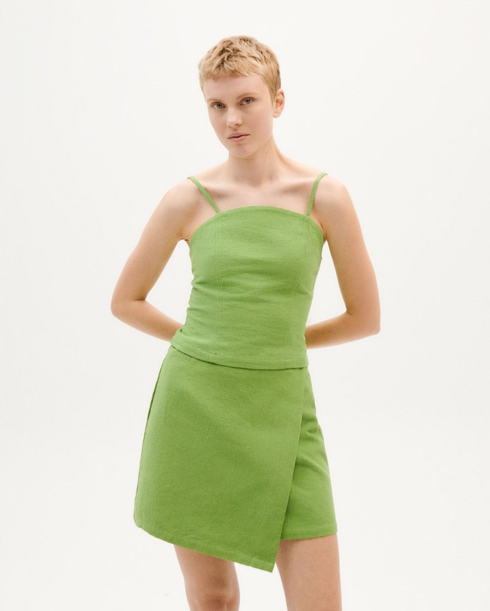 Green Milena Skirt - Thinking MU - MALA - The Concept Store