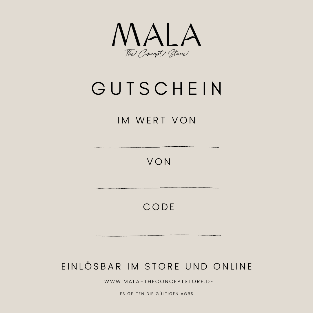 Gutschein - Merry Christmas - MALA - The Concept Store - MALA - The Concept Store