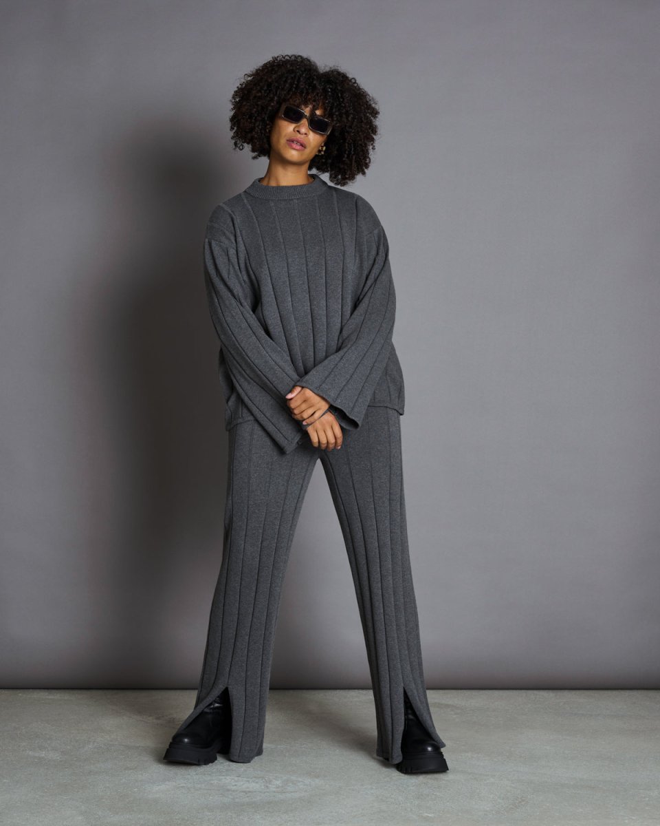 Knit Pants Suzy Dark Grey - JAN'N JUNE - MALA - The Concept Store