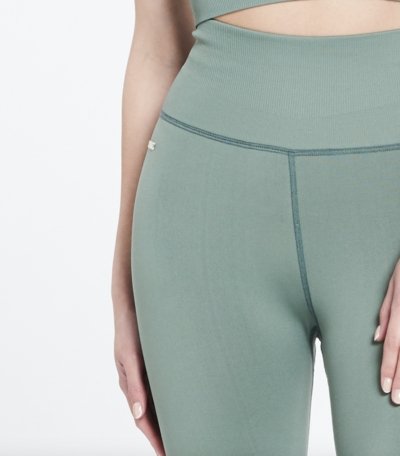 Soft Stretch Leggings JAYNE - Silvered Olive - Lune Active - MALA - The Concept Store