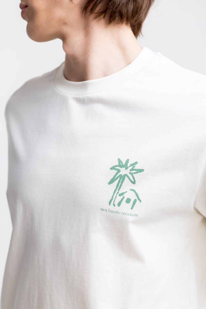 Unisex Beachside T-Shirt white - Rotholz - MALA - The Concept Store